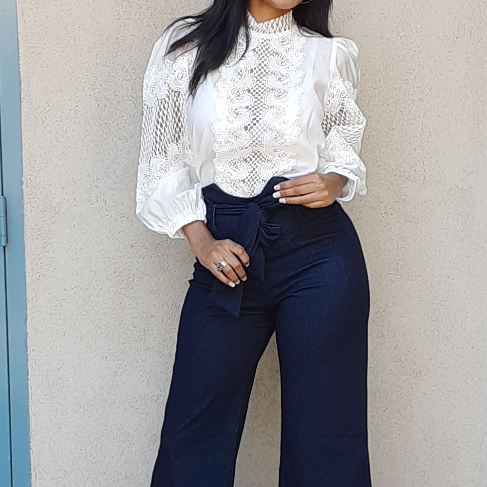 Long Sleeve Lace Shirt